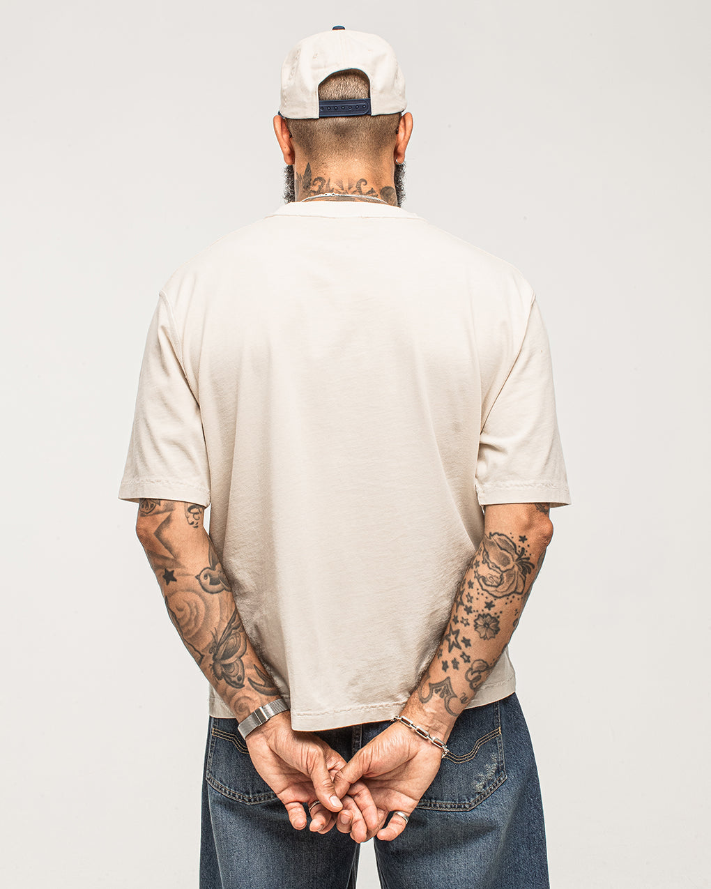 Essential Boxy T-Shirt - Fog White