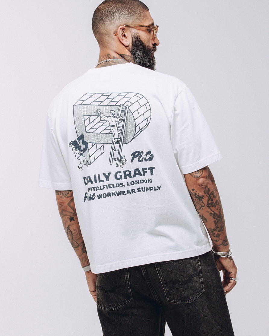 Daily Graft Boxy T-Shirt - Off White