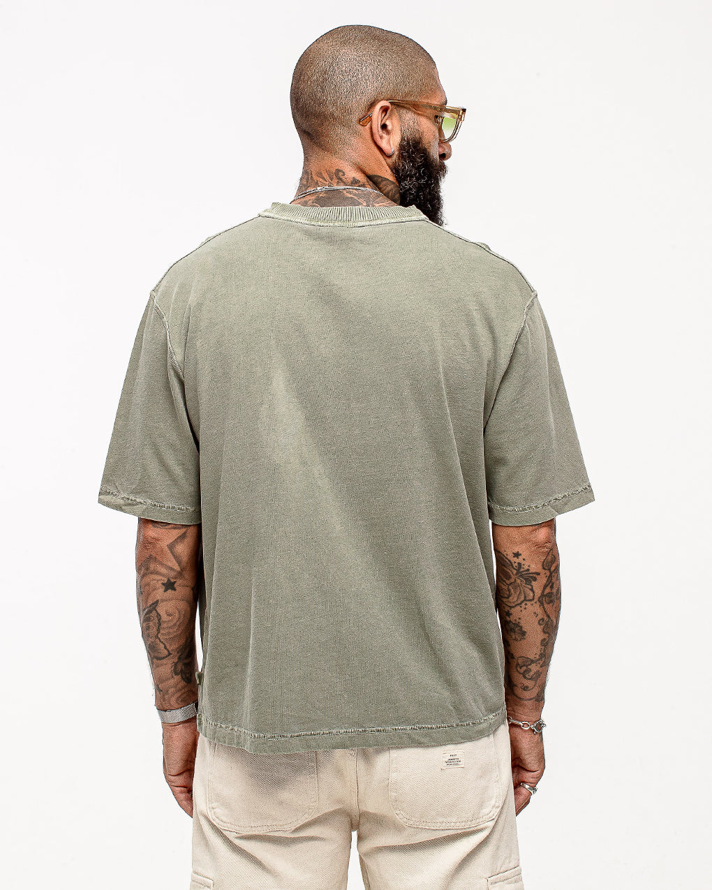 Essential Boxy T-Shirt - Faded Sage