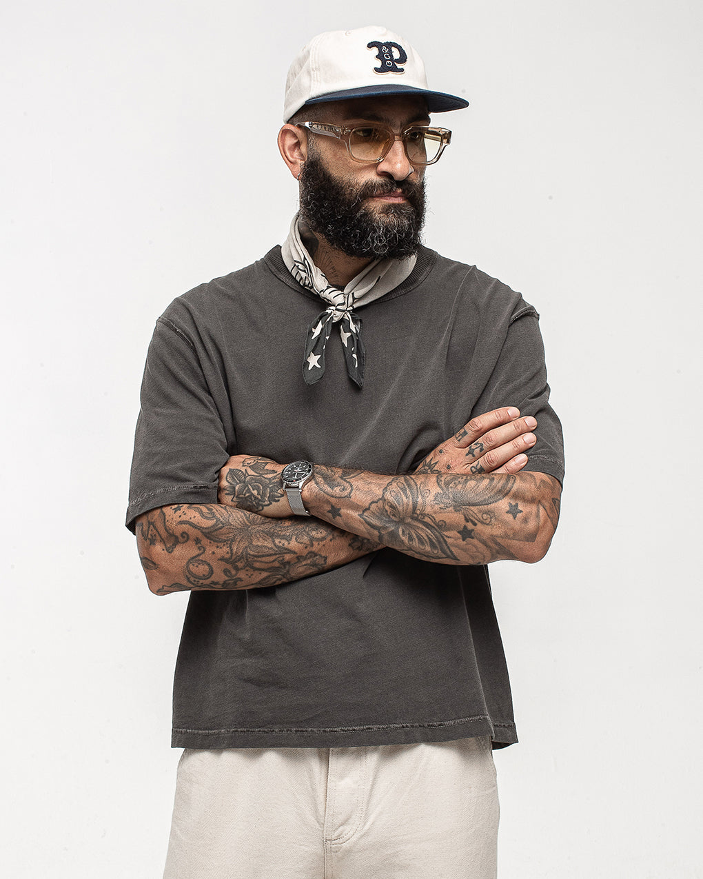 Essential Boxy T-Shirt - Faded Black