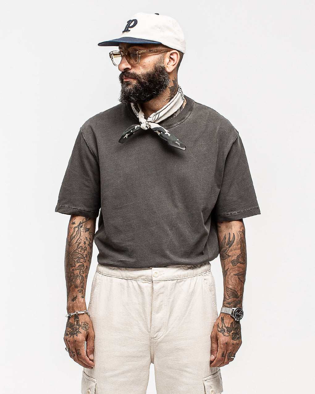 Essential Boxy T-Shirt - Faded Black