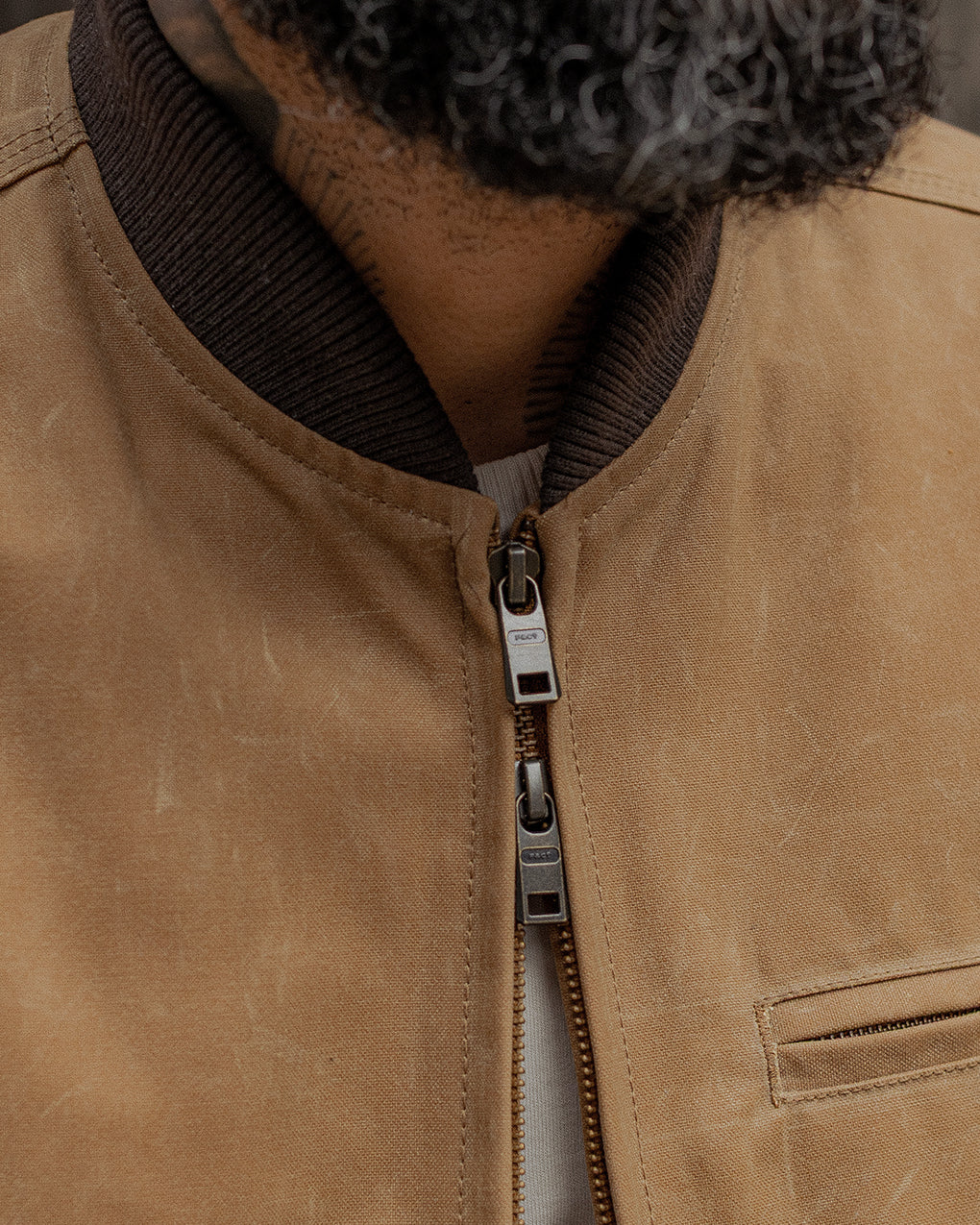 Canyon Waxed Vest - Tan