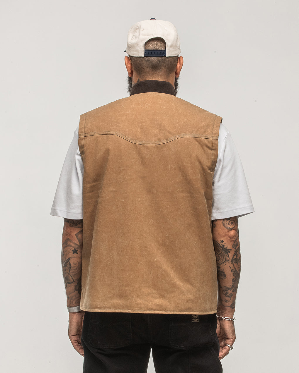 Canyon Waxed Vest - Tan