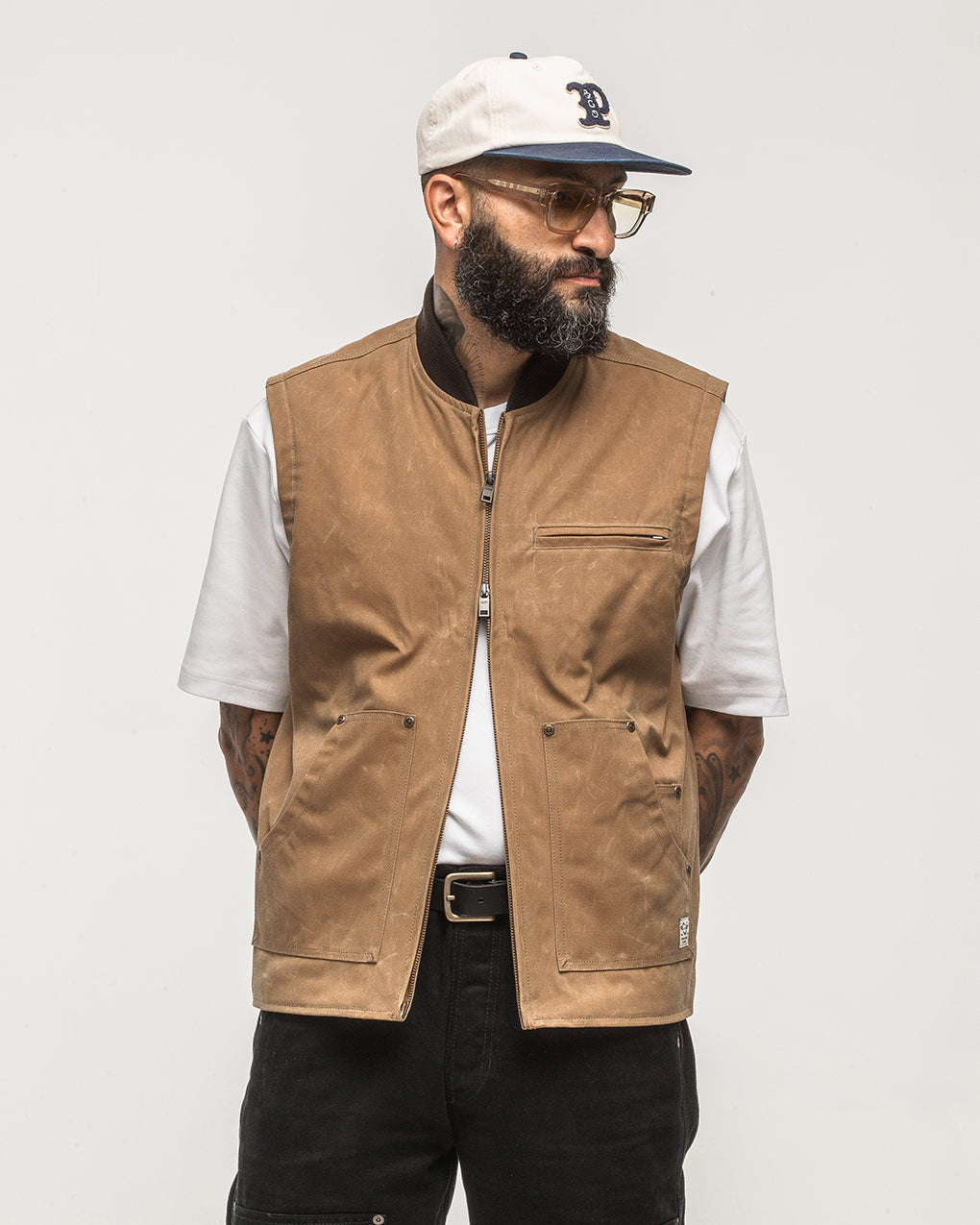 Canyon Waxed Vest - Tan