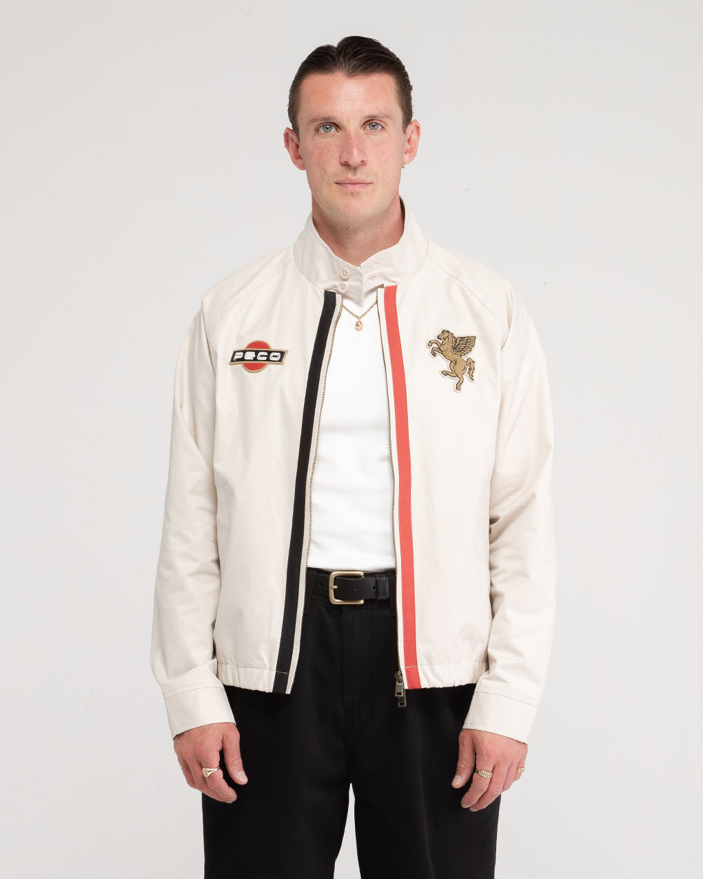 Pegasus Harrington Jacket - Ecru