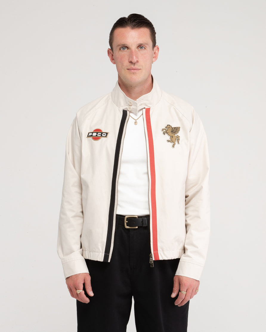 Pegasus Harrington Jacket - Ecru