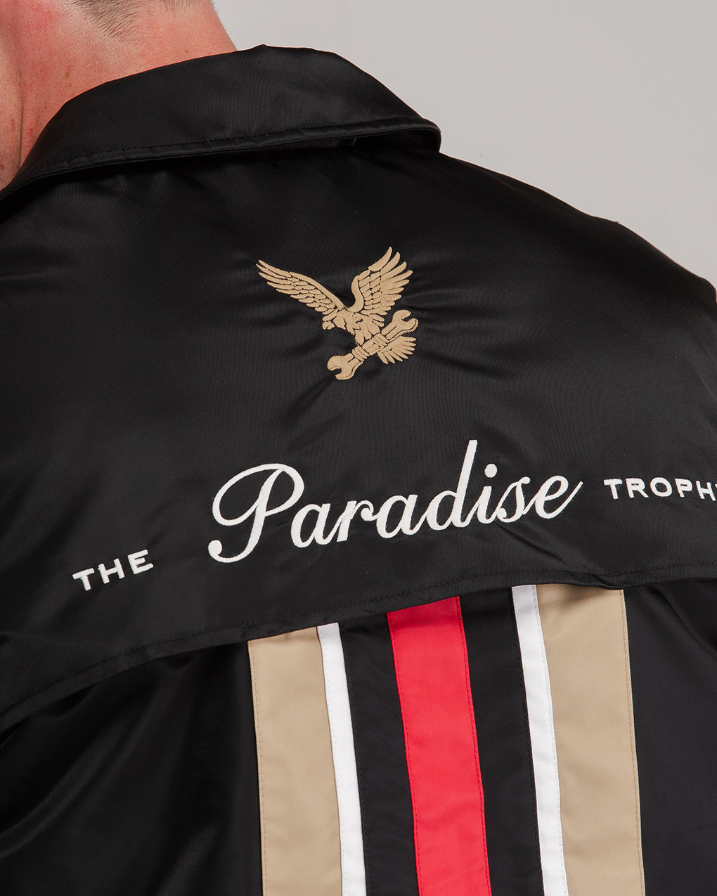 Paradise Trophy Bomber Jacket - Black