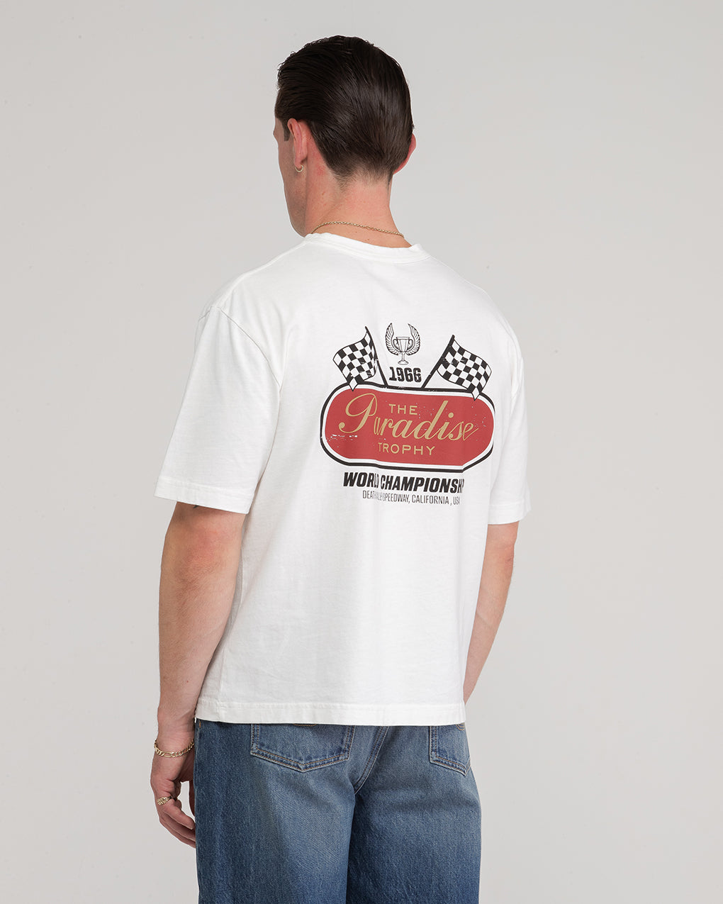 Paradise Trophy Boxy T-Shirt - Off White