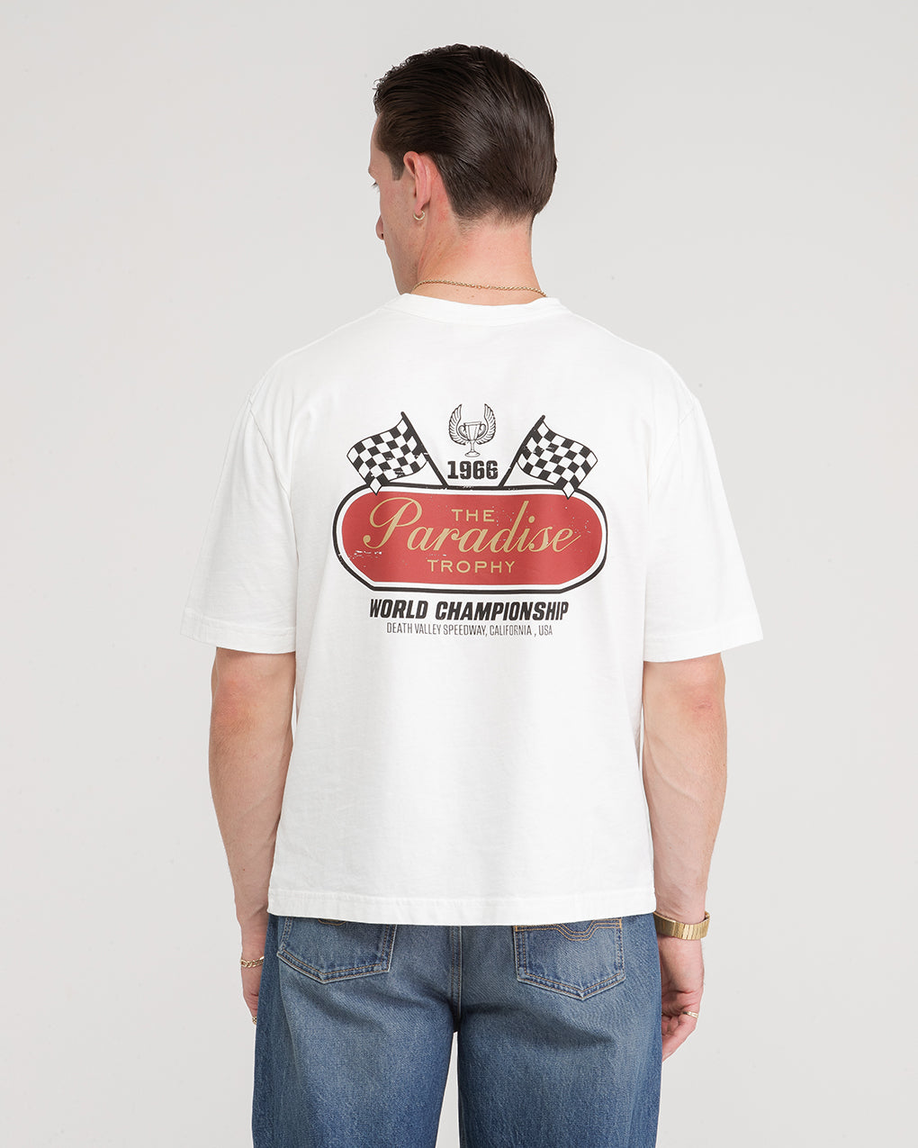 Paradise Trophy Boxy T-Shirt - Off White