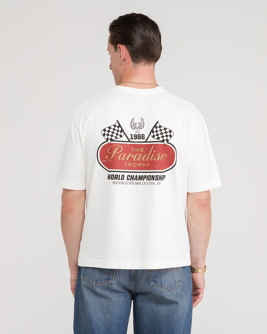Paradise Trophy Boxy T-Shirt - Off White