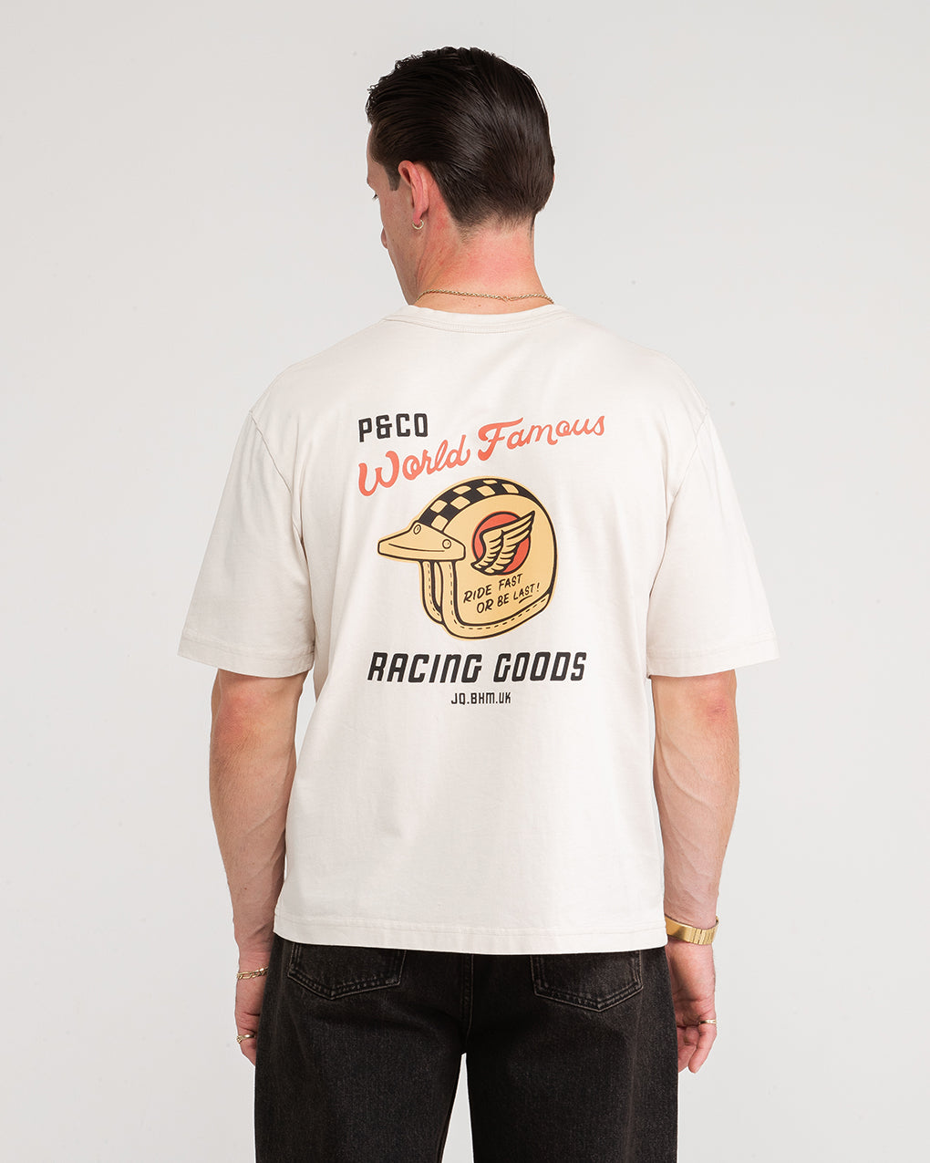 World Famous Boxy T-Shirt - Bone