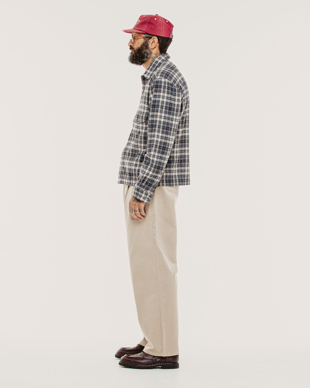 Union Pleated Pant - Stone