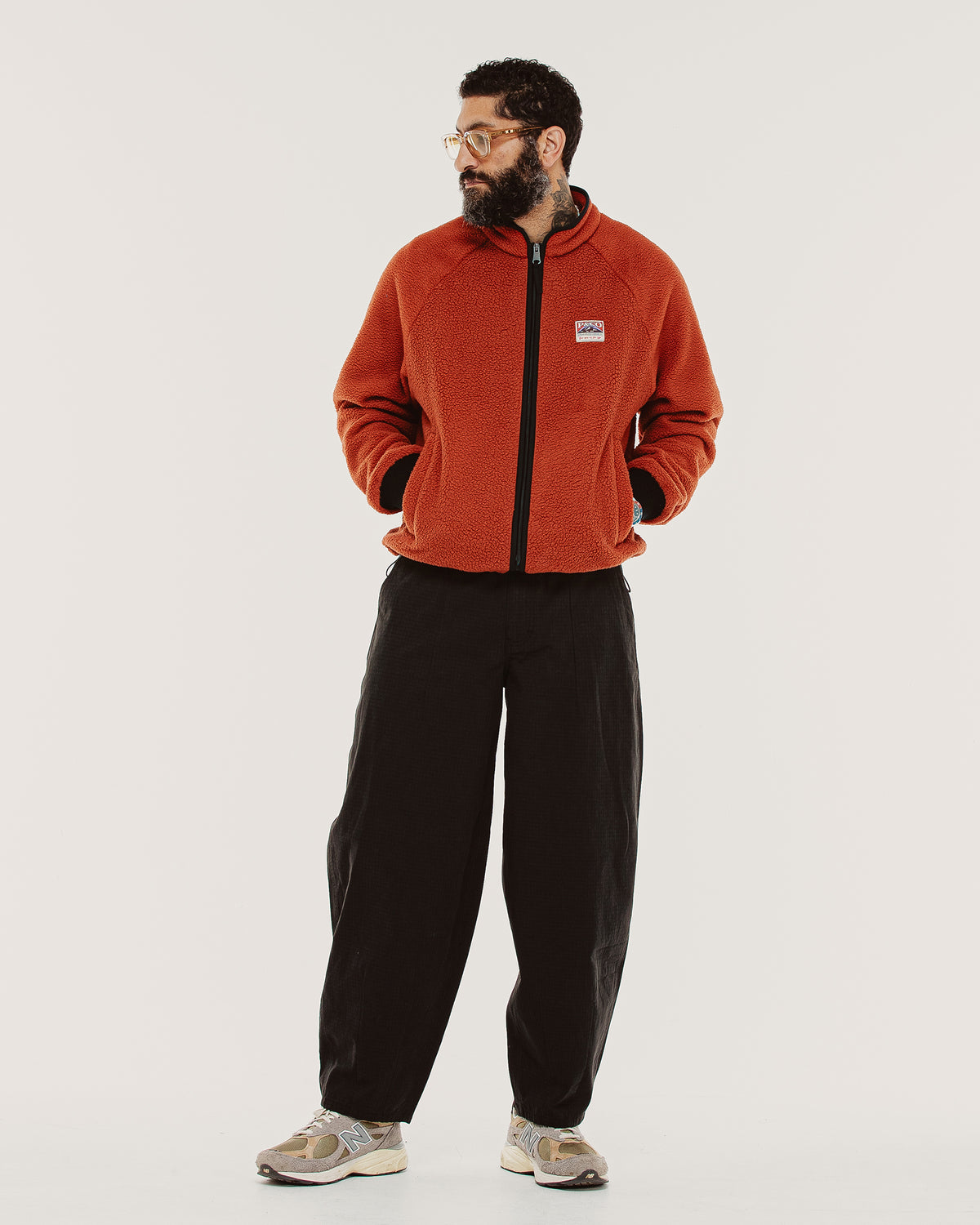 Portage Fleece - Brick Red