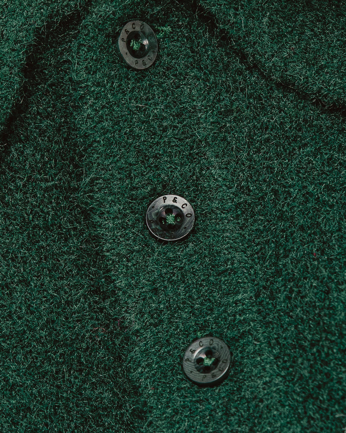 Winslow Knitted Polo - Forest Green
