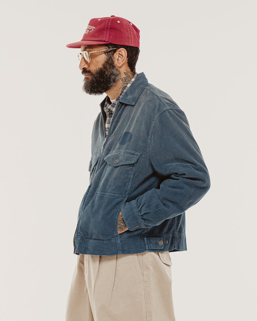 Garage Corduroy Jacket - Indigo Blue