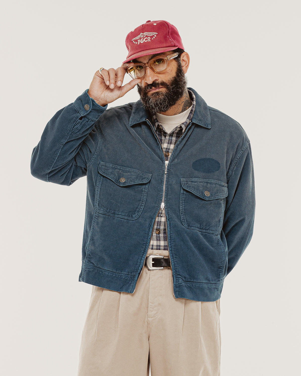 Garage Corduroy Jacket - Indigo Blue