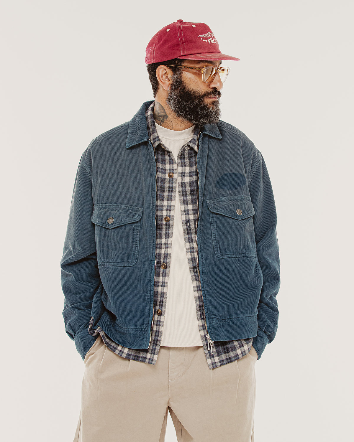 Garage Corduroy Jacket - Indigo Blue