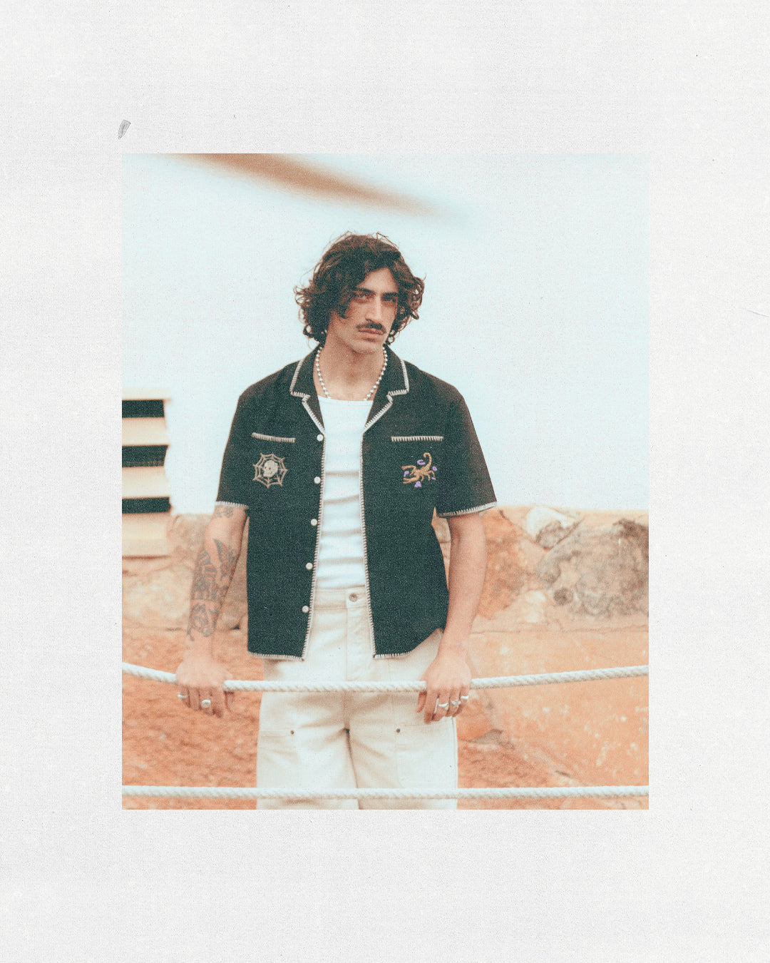 One Shot Resort Shirt - Washed Black