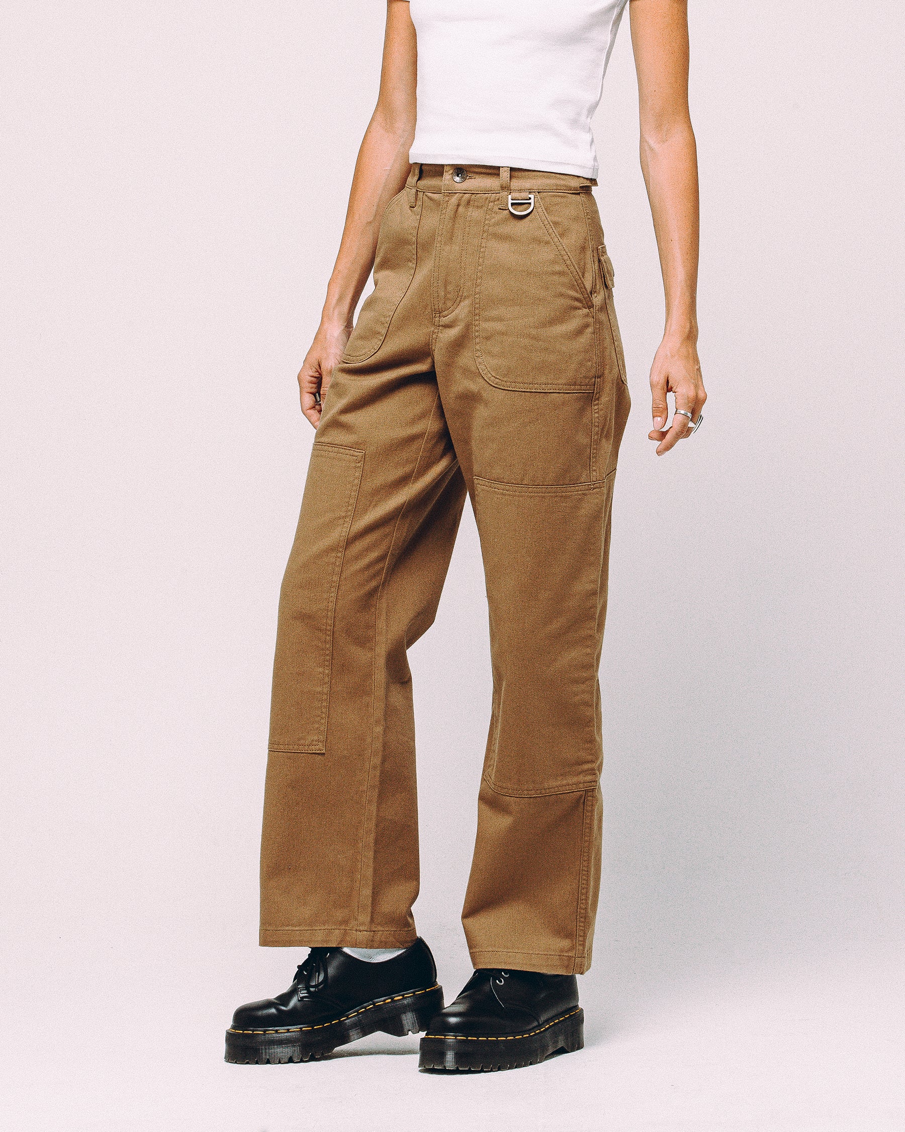 Surplus High Waisted Pants - Tan