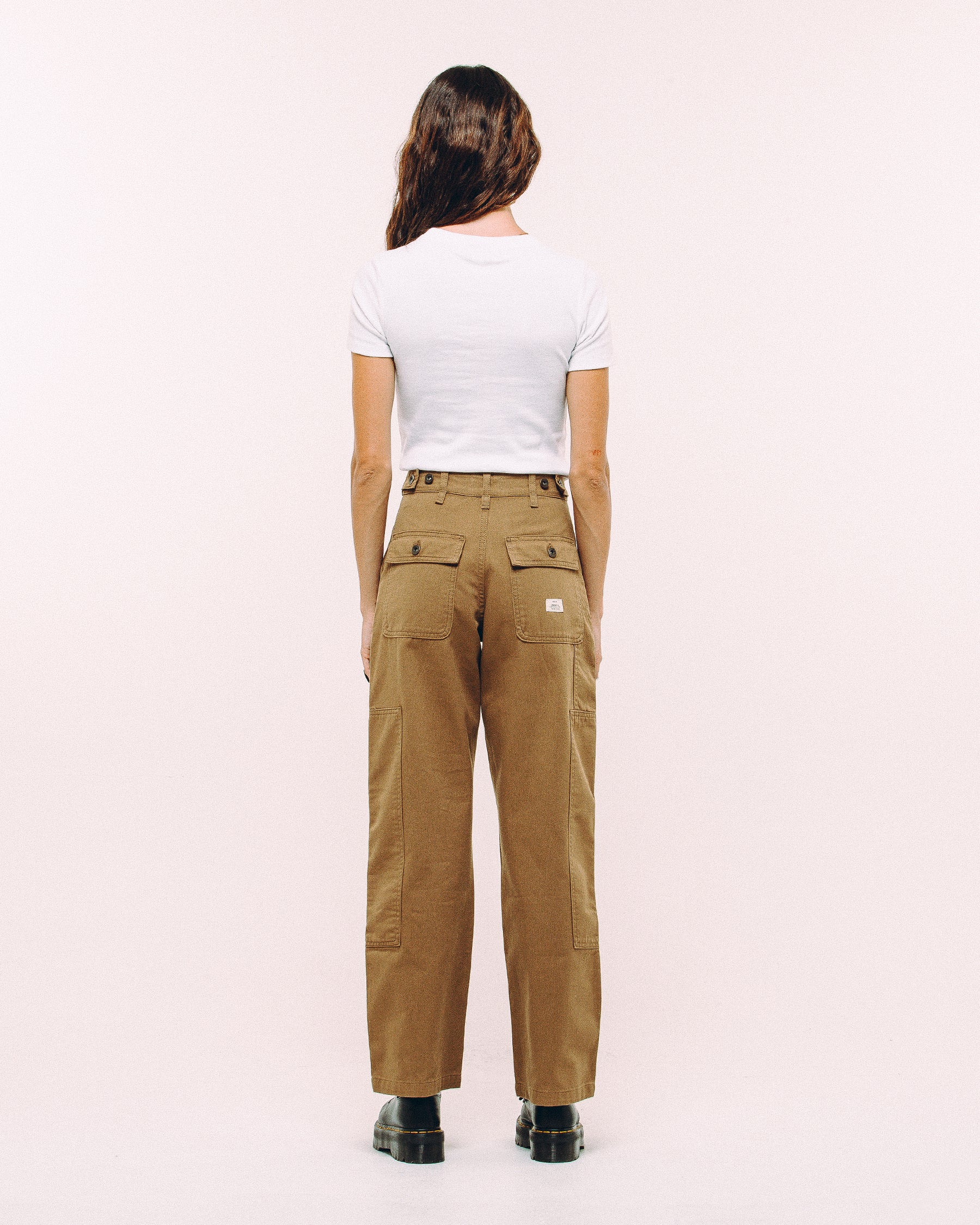 Surplus High Waisted Pants - Tan
