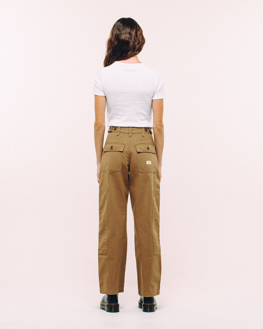 Surplus High Waisted Pants - Tan