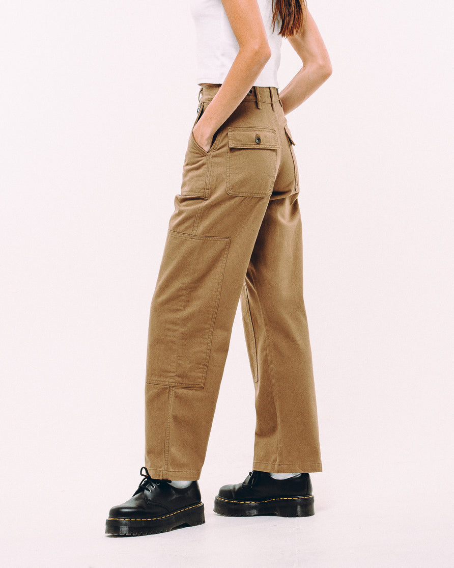 Surplus High Waisted Pants - Tan