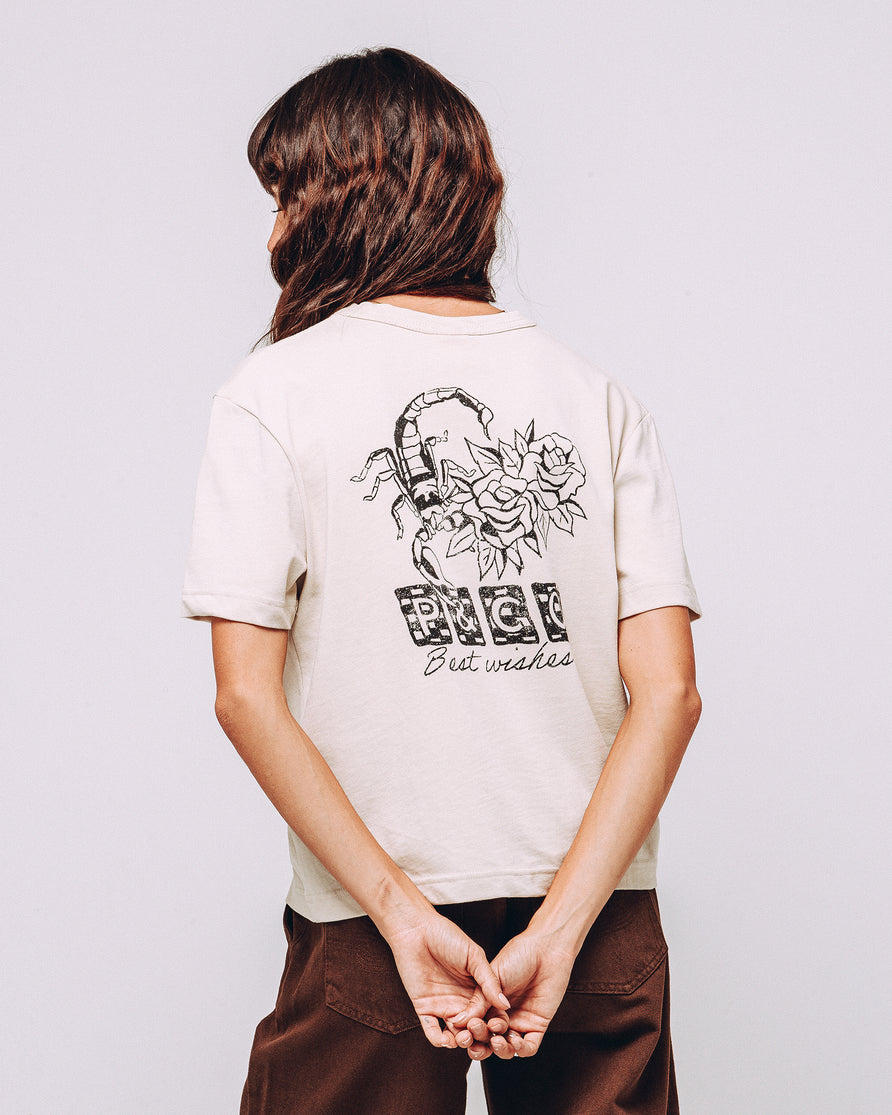 Best Wishes T-Shirt - Bone