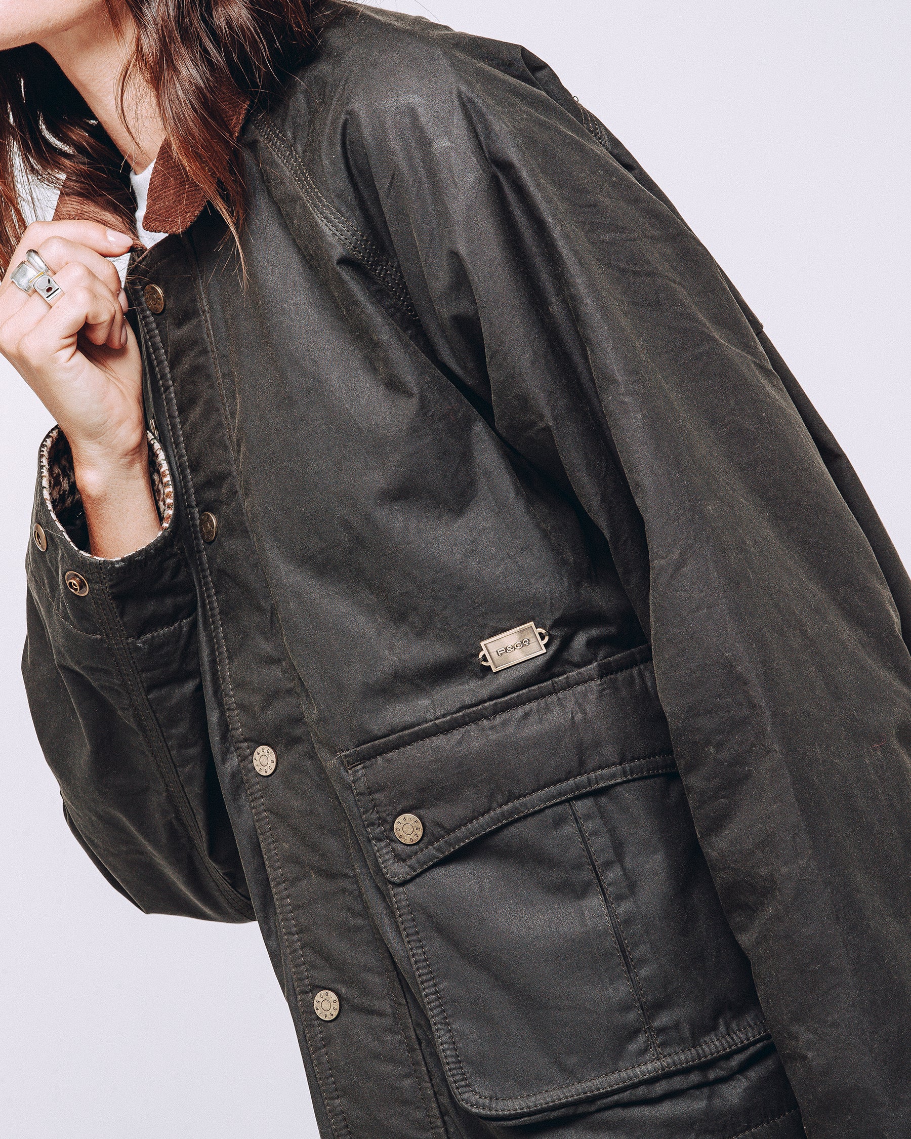 Roamer Wax Jacket - Olive