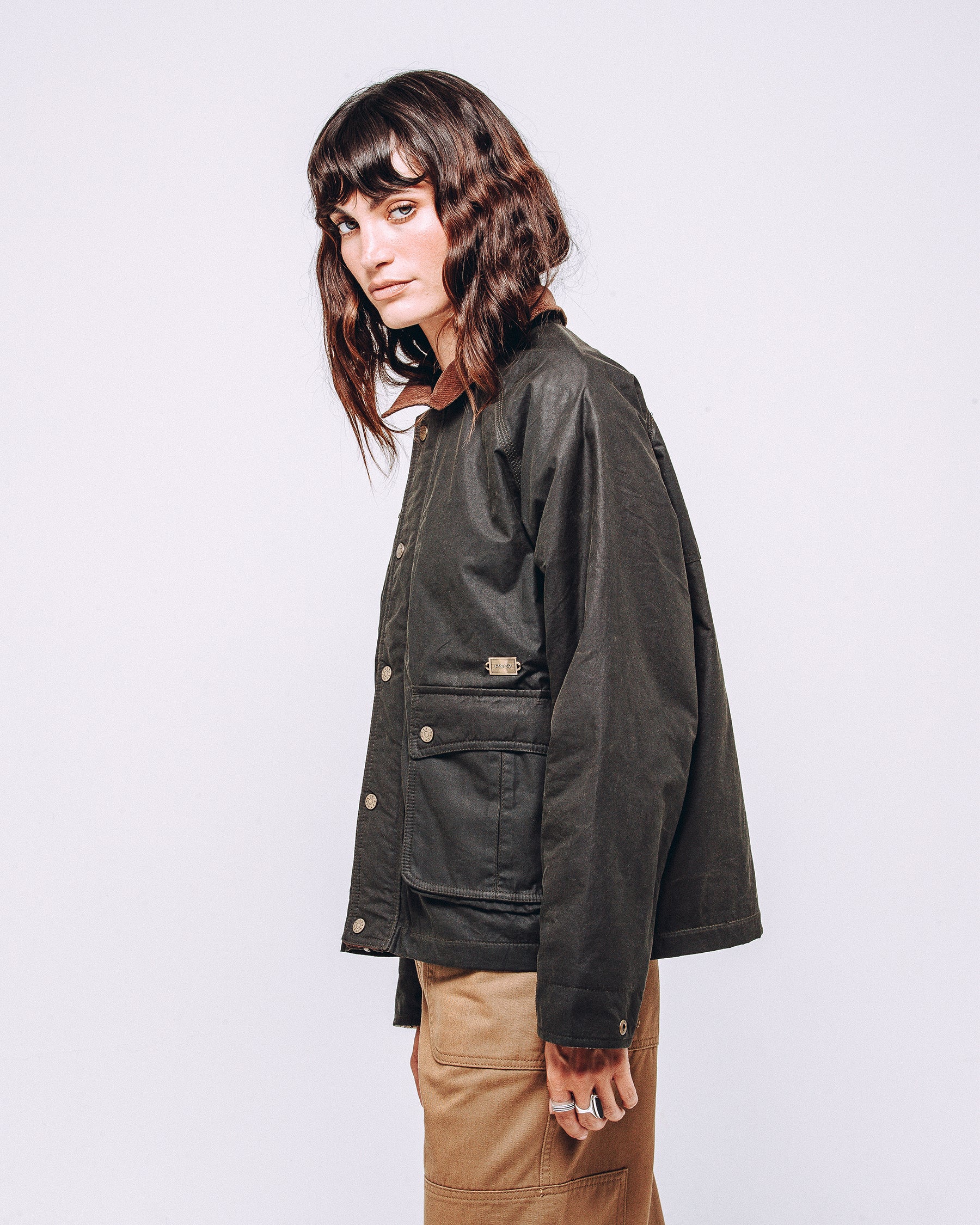 Roamer Wax Jacket - Olive