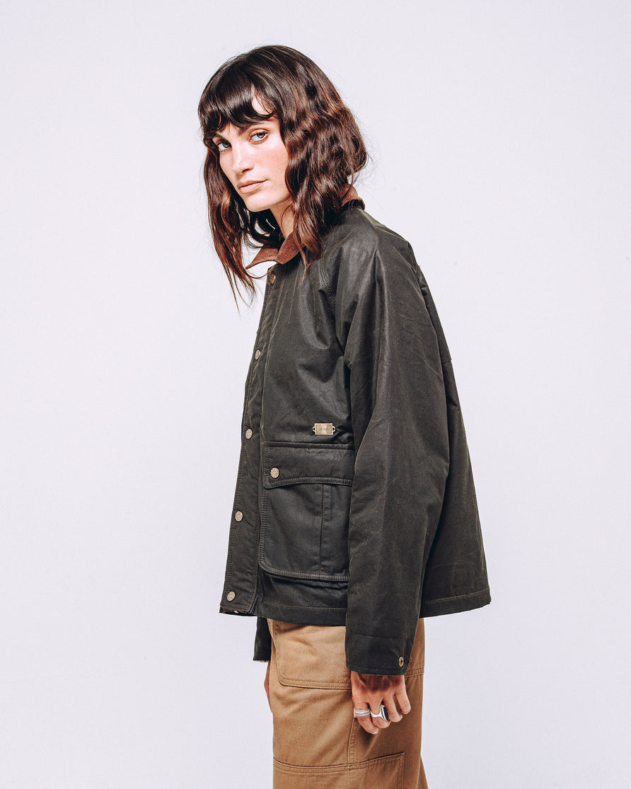 Roamer Wax Jacket - Olive