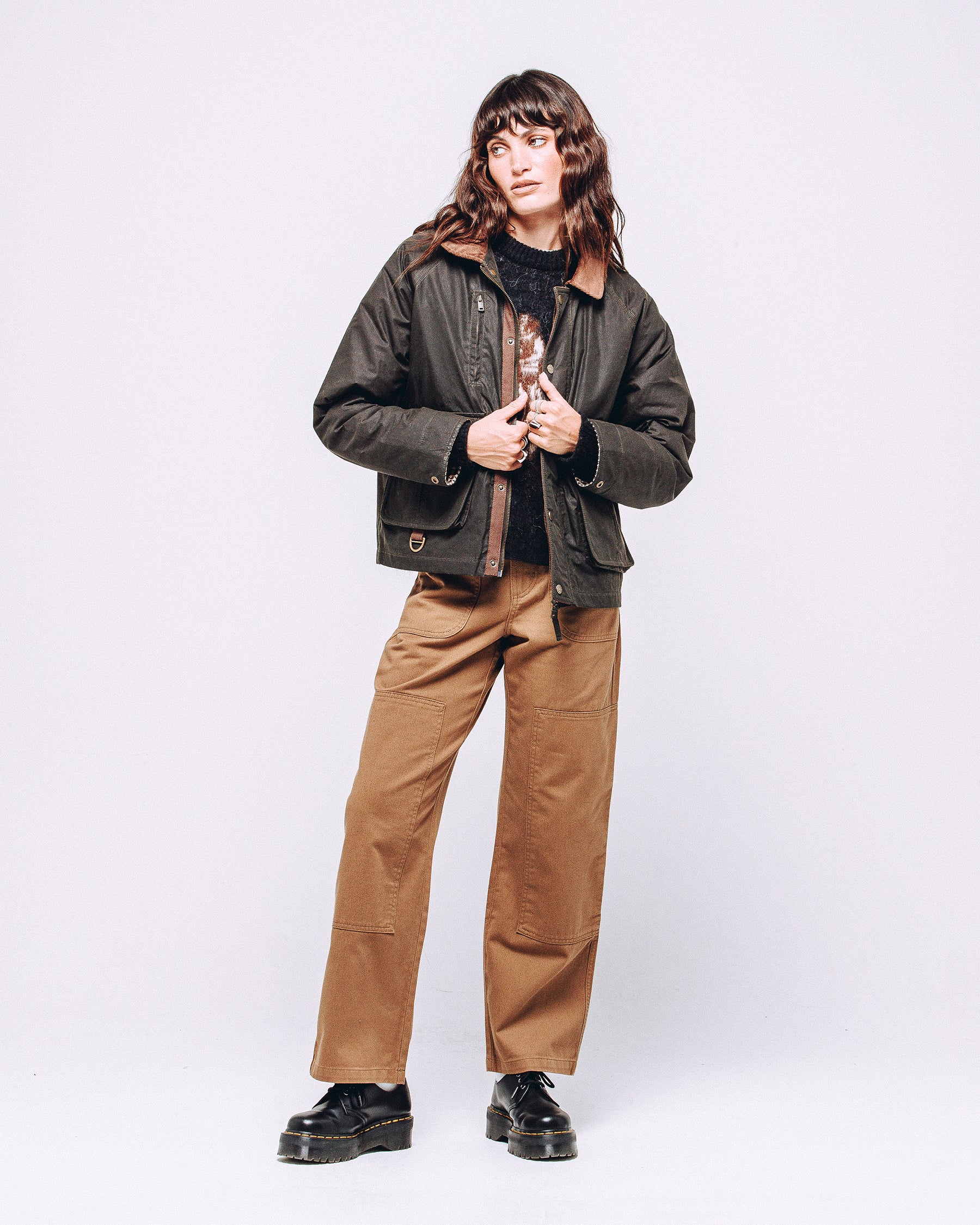 Roamer Wax Jacket - Olive