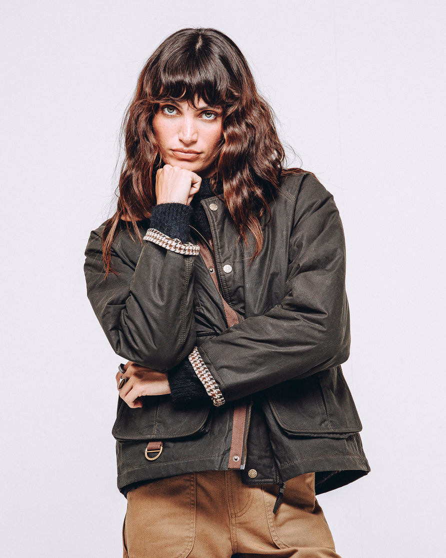 Roamer Wax Jacket - Olive