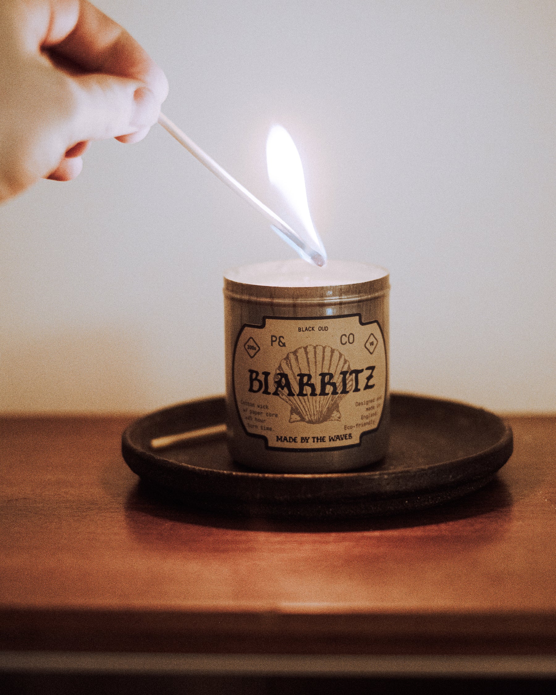 Biarritz Black Oud Scented Candle