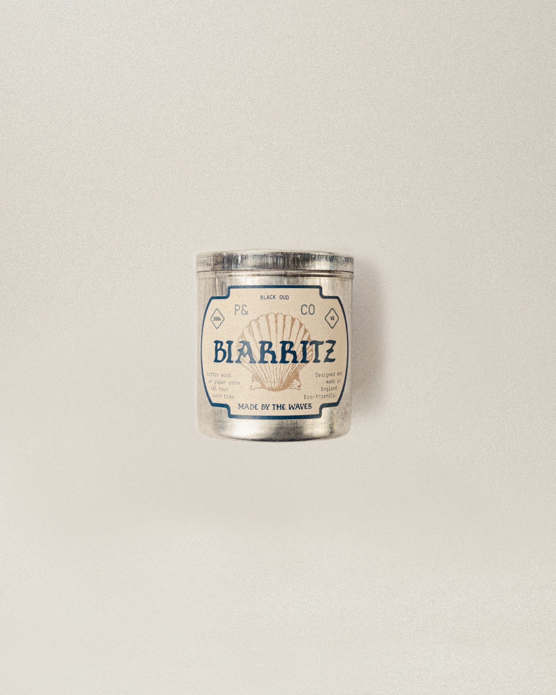 Biarritz Black Oud Scented Candle