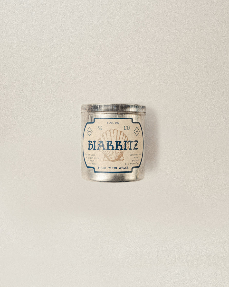 Biarritz Black Oud Scented Candle