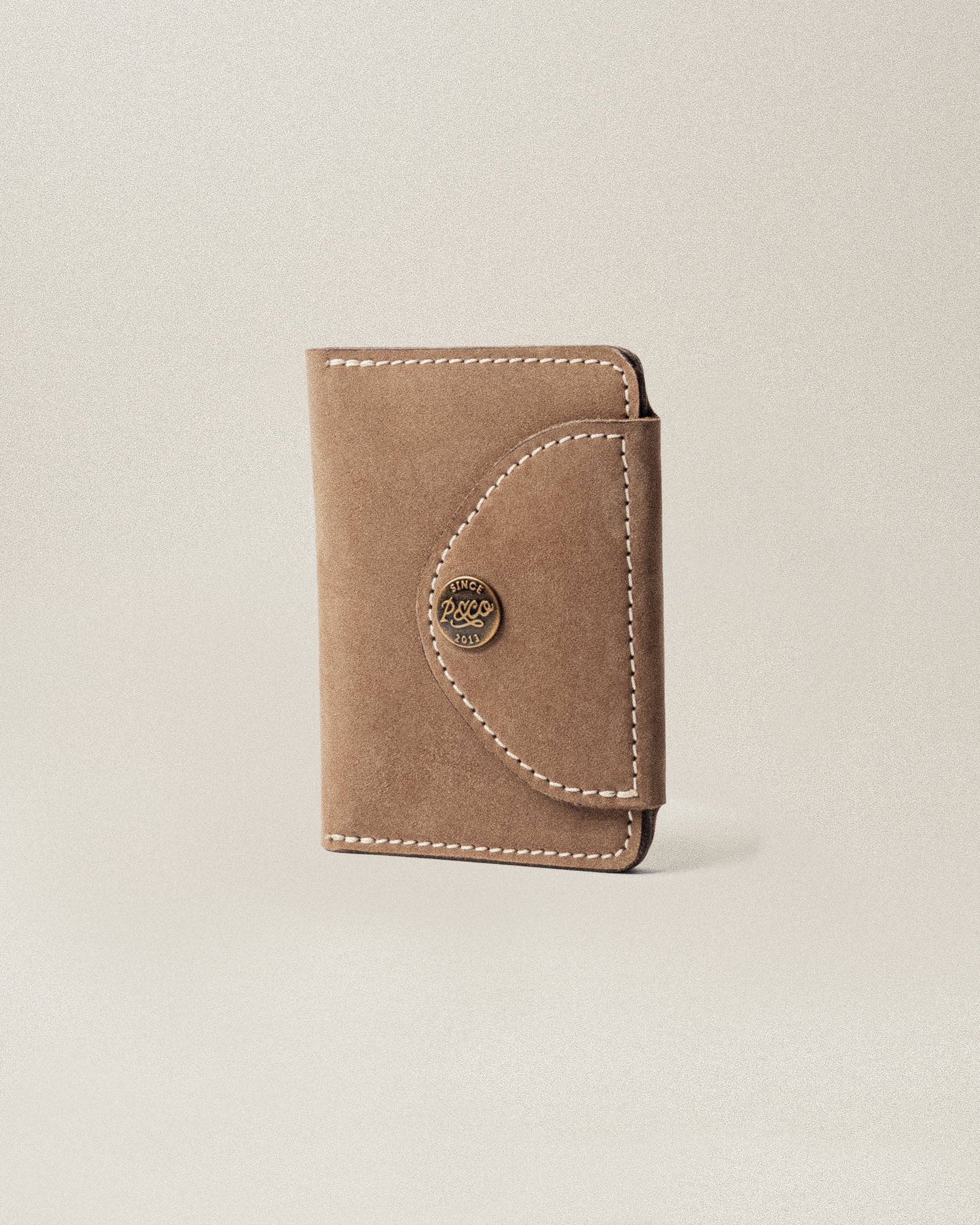 Mesa Nubuck Wallet - Taupe