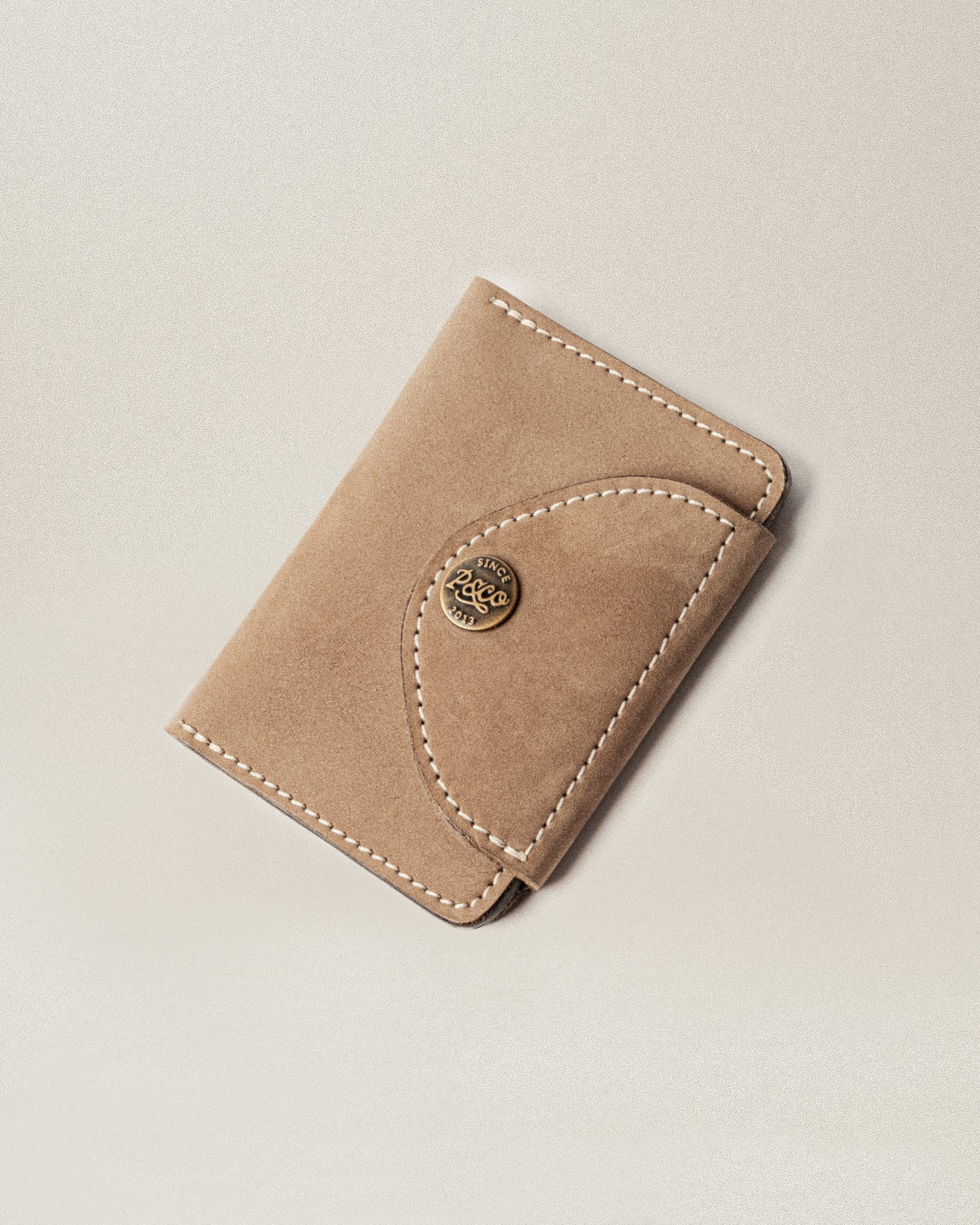 Mesa Nubuck Wallet - Taupe