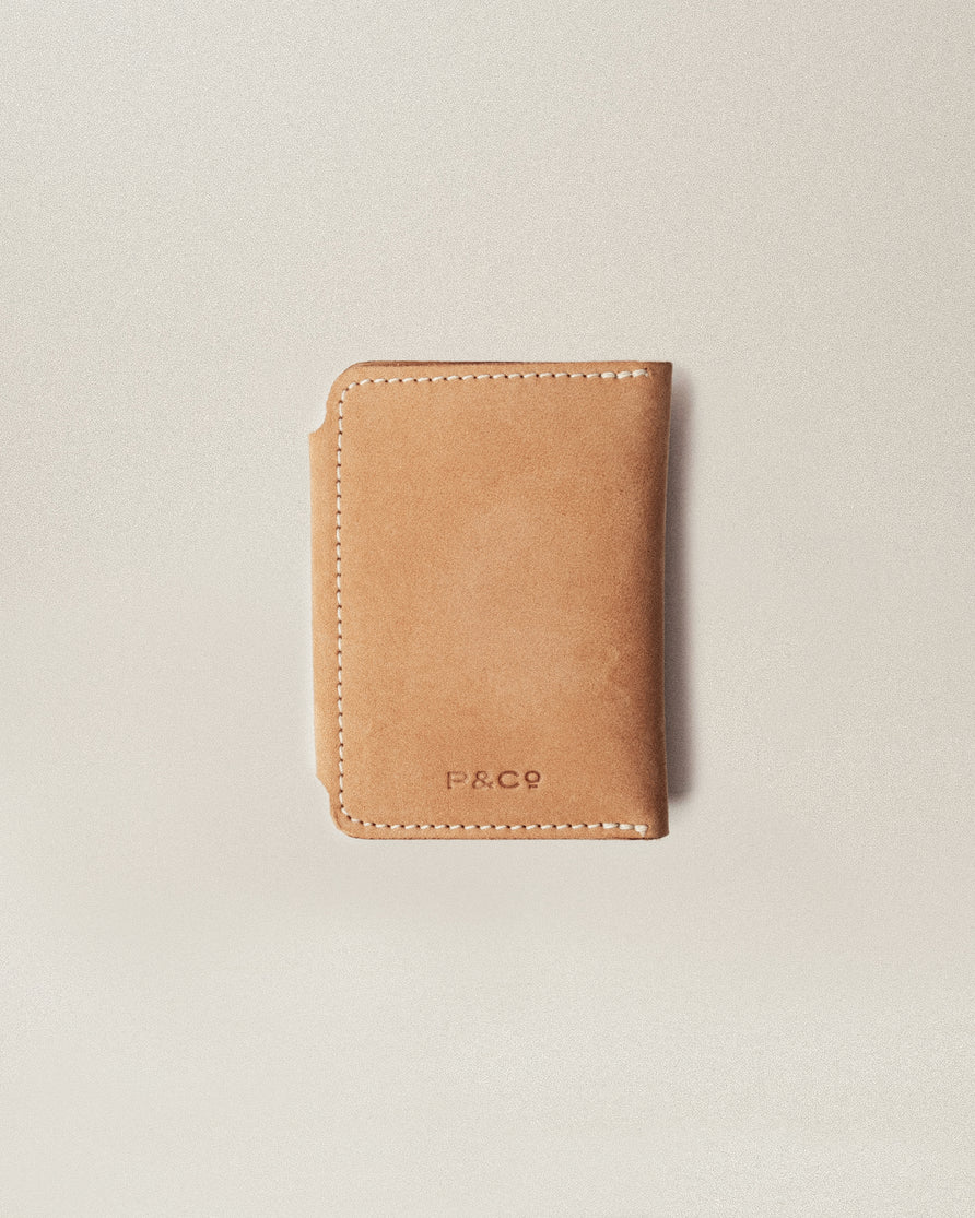 Mesa Nubuck Wallet - Tan