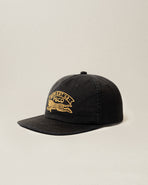 Banner Bearer 5 Panel Cap - Washed Black