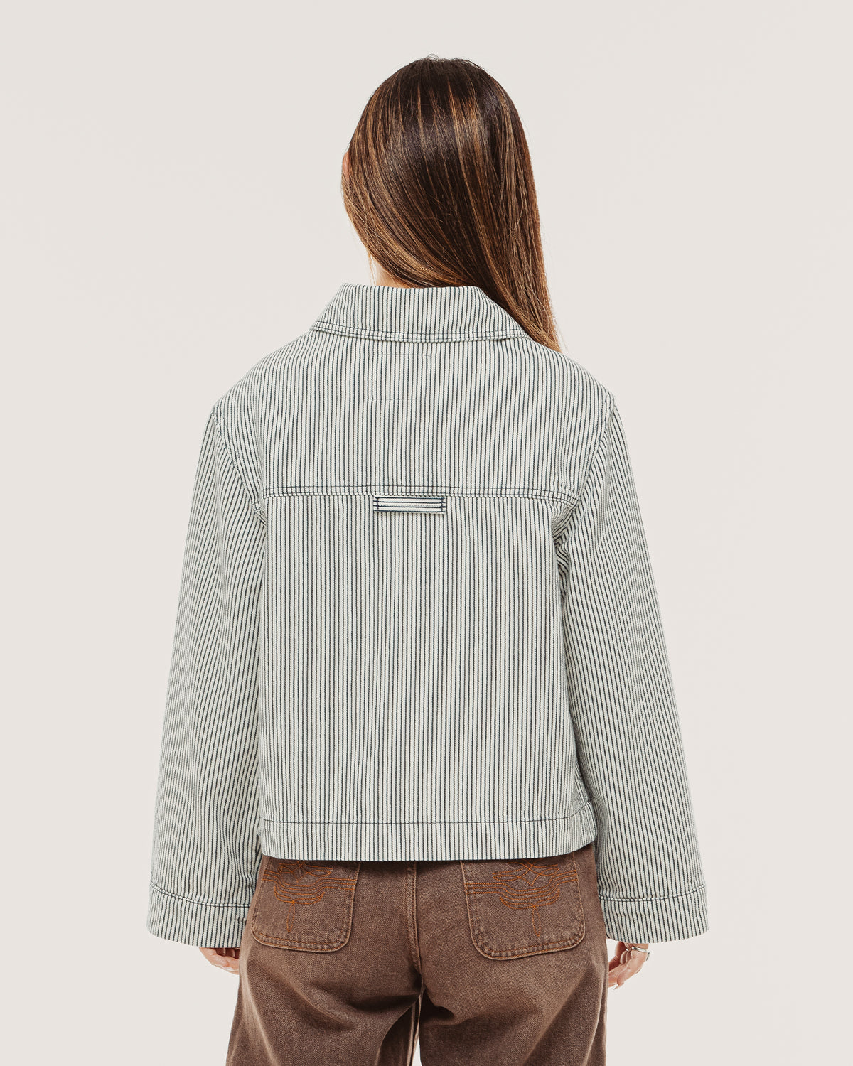 Frankie Chore Jacket - White Hickory
