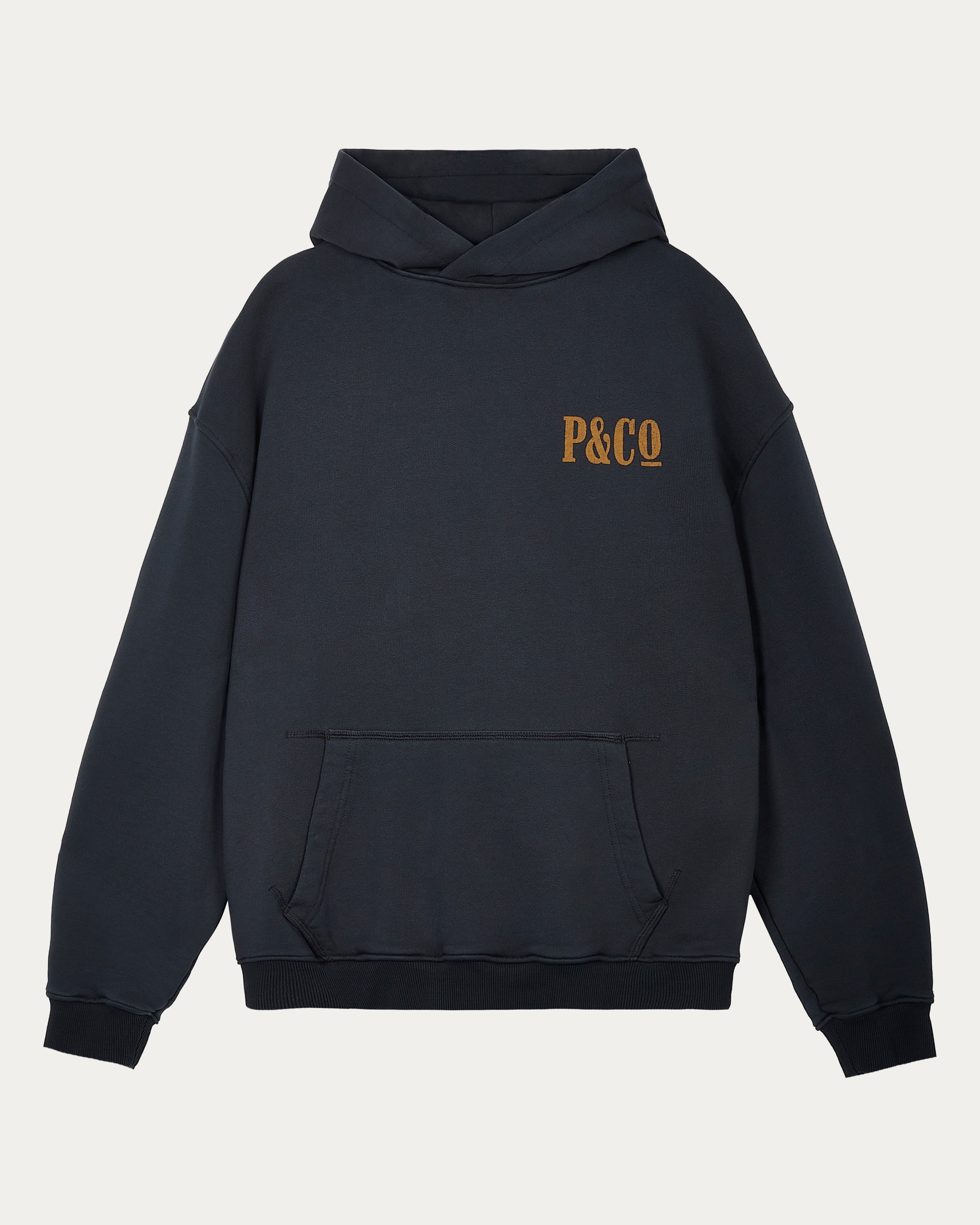 Bucking Bronco Hoodie - Washed Black