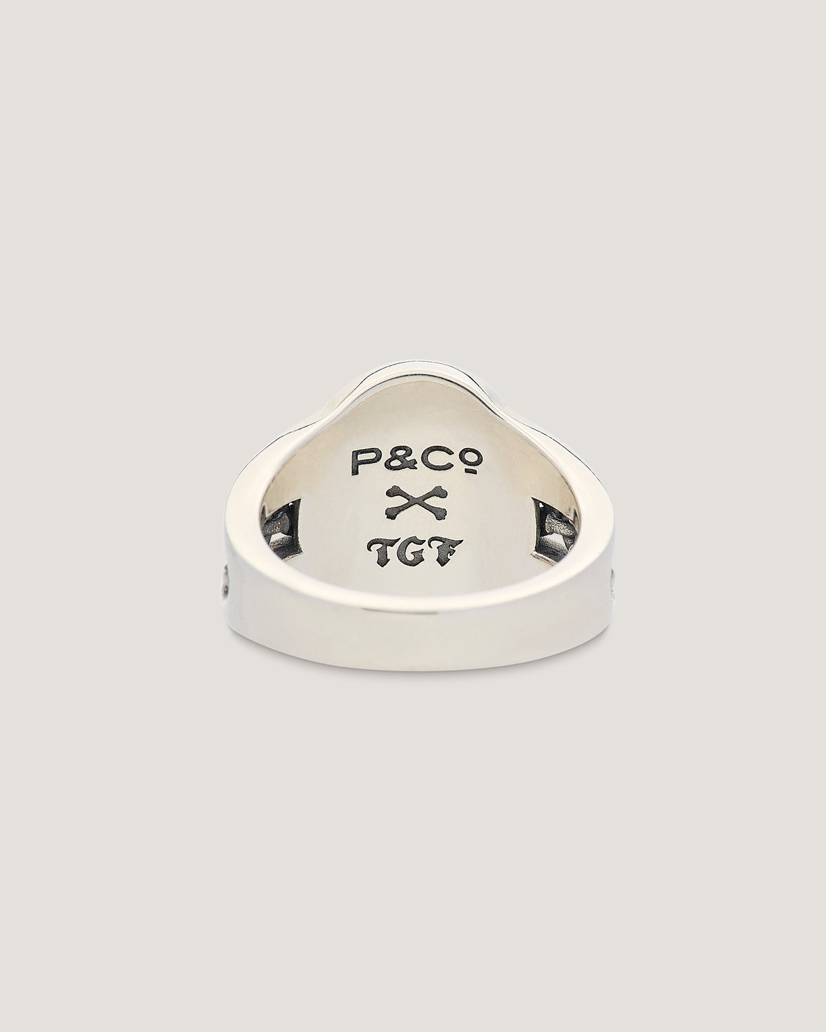 P&Co x TGF Turquoise Signet Ring - Sterling Silver