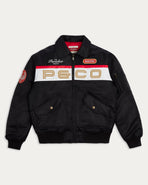 Paradise Trophy Bomber Jacket - Black