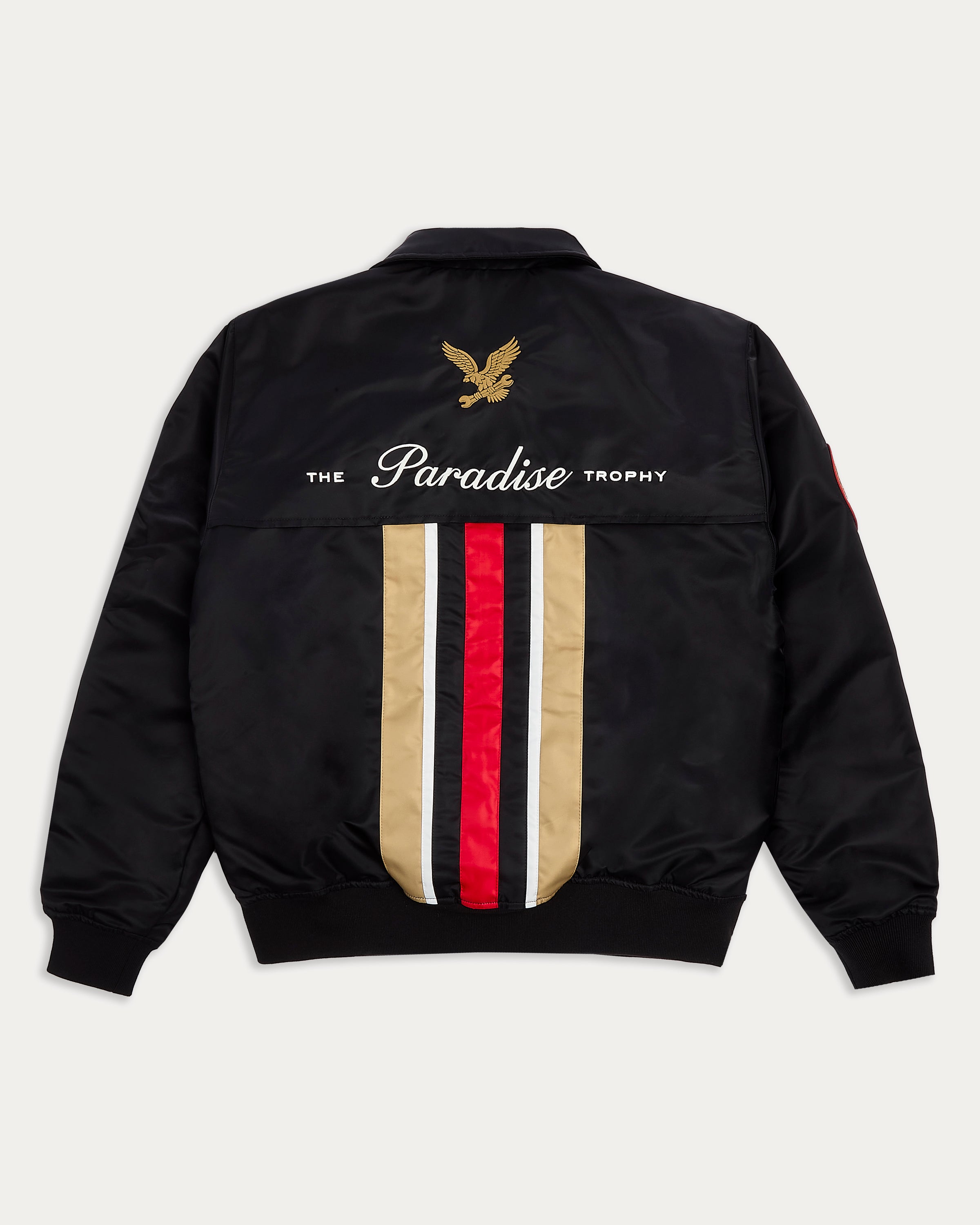 Paradise Trophy Bomber Jacket - Black