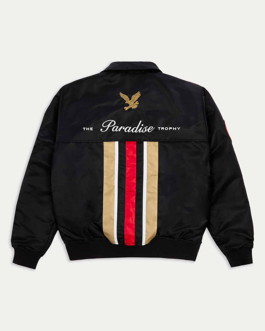 Paradise Trophy Bomber Jacket - Black
