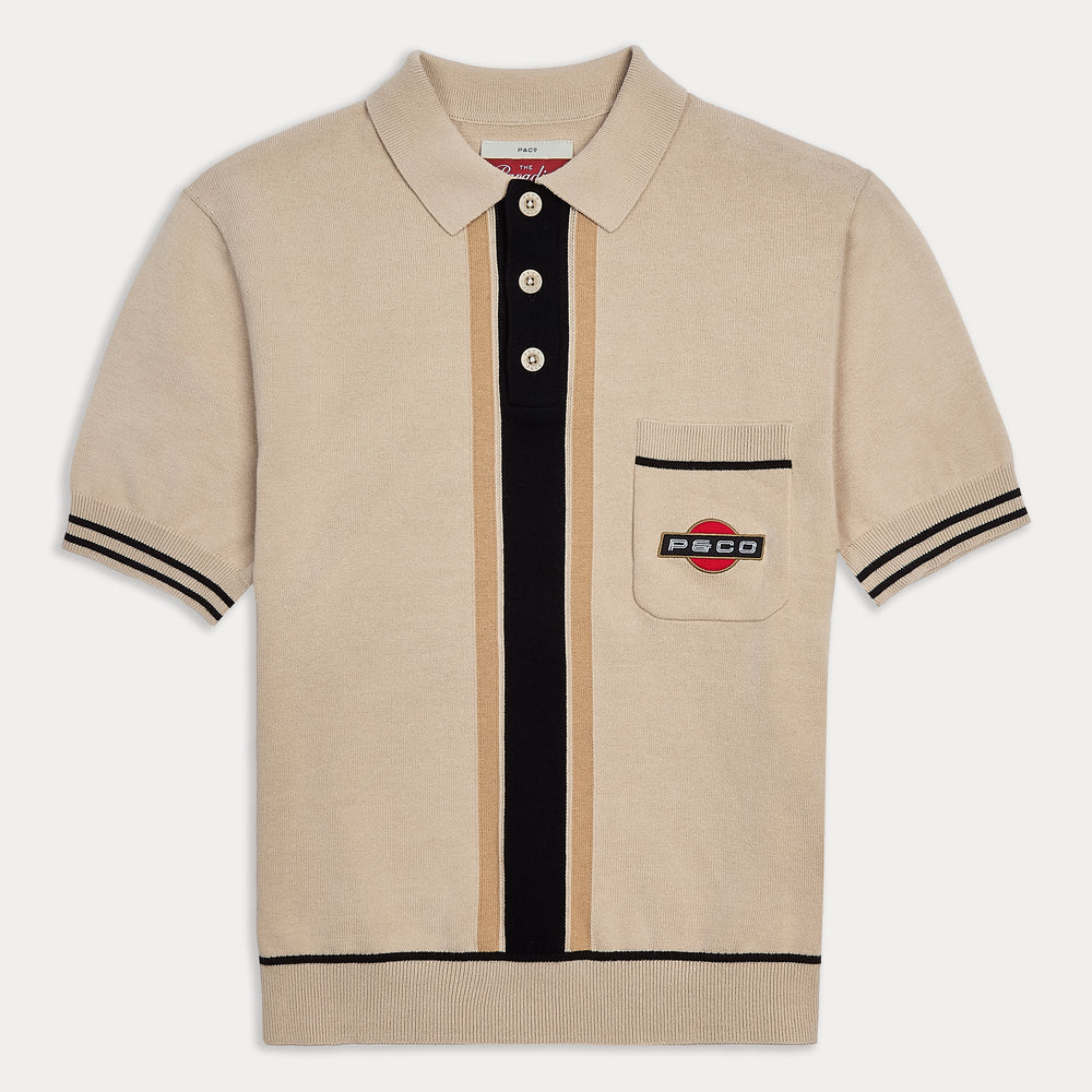 Stone Racing Team Knitted Polo | Men's Shirting, Layering & P&Co - A ...