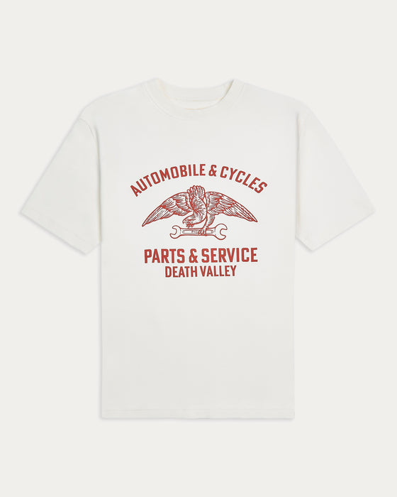 Parts & Service ‘50s T-Shirt - Off White