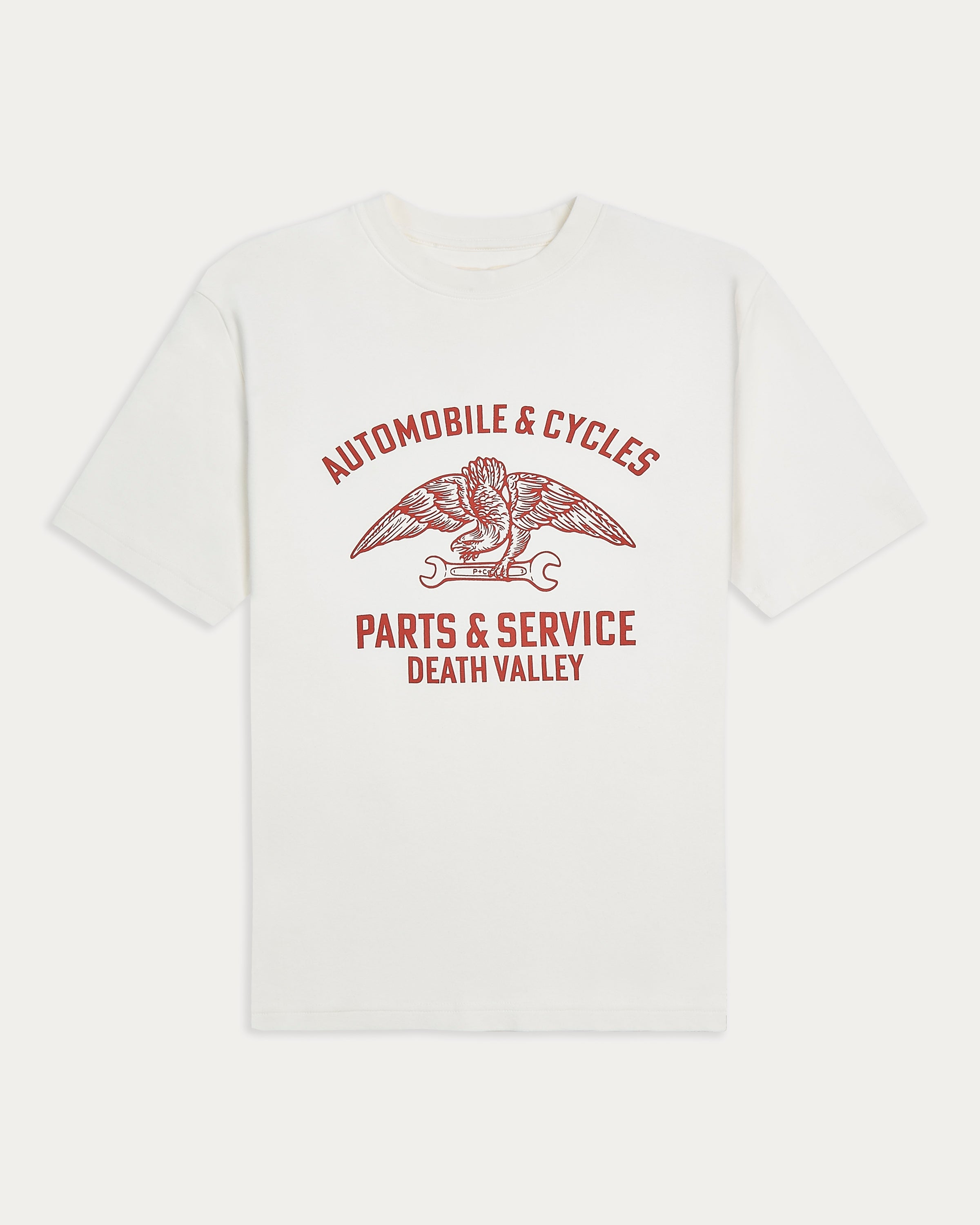 Parts & Service ‘50s T-Shirt - Off White