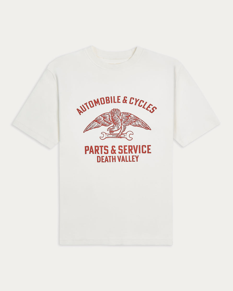 Parts & Service ‘50s T-Shirt - Off White