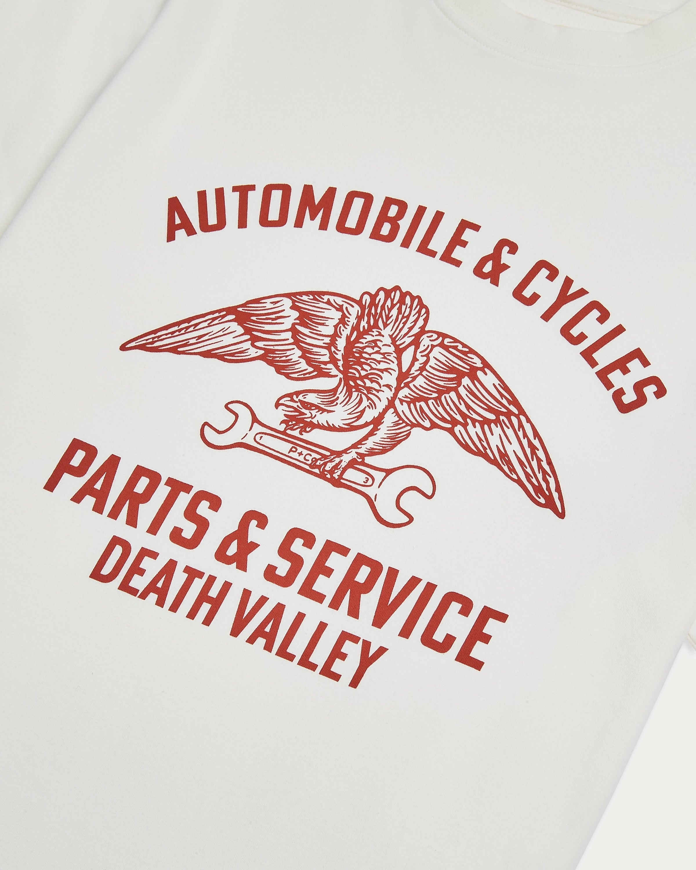 Parts & Service ‘50s T-Shirt - Off White